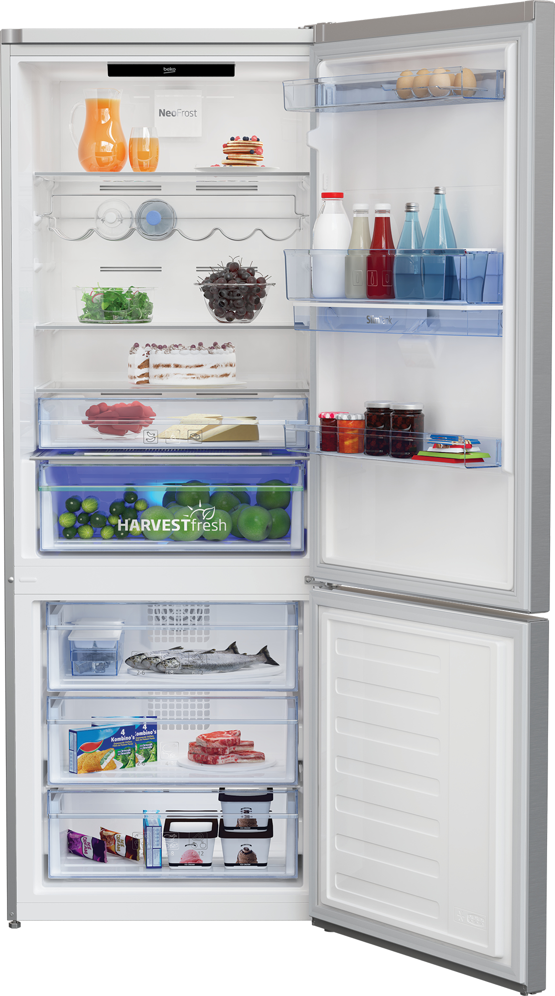 Beko RCNE560E40DZXBN fridge-freezer Freestanding – image 5