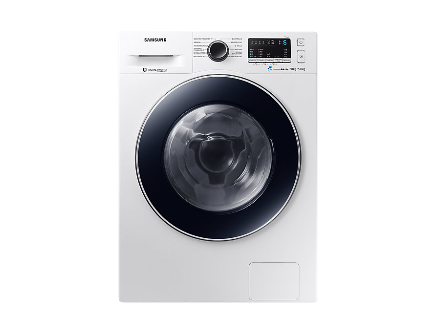 Samsung WD7AM4B33JW washer dryer Freestanding Front-load White