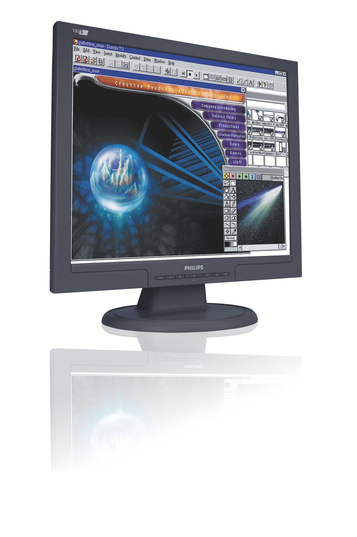 Philips 190S7FB 19" SXGA LCD monitor