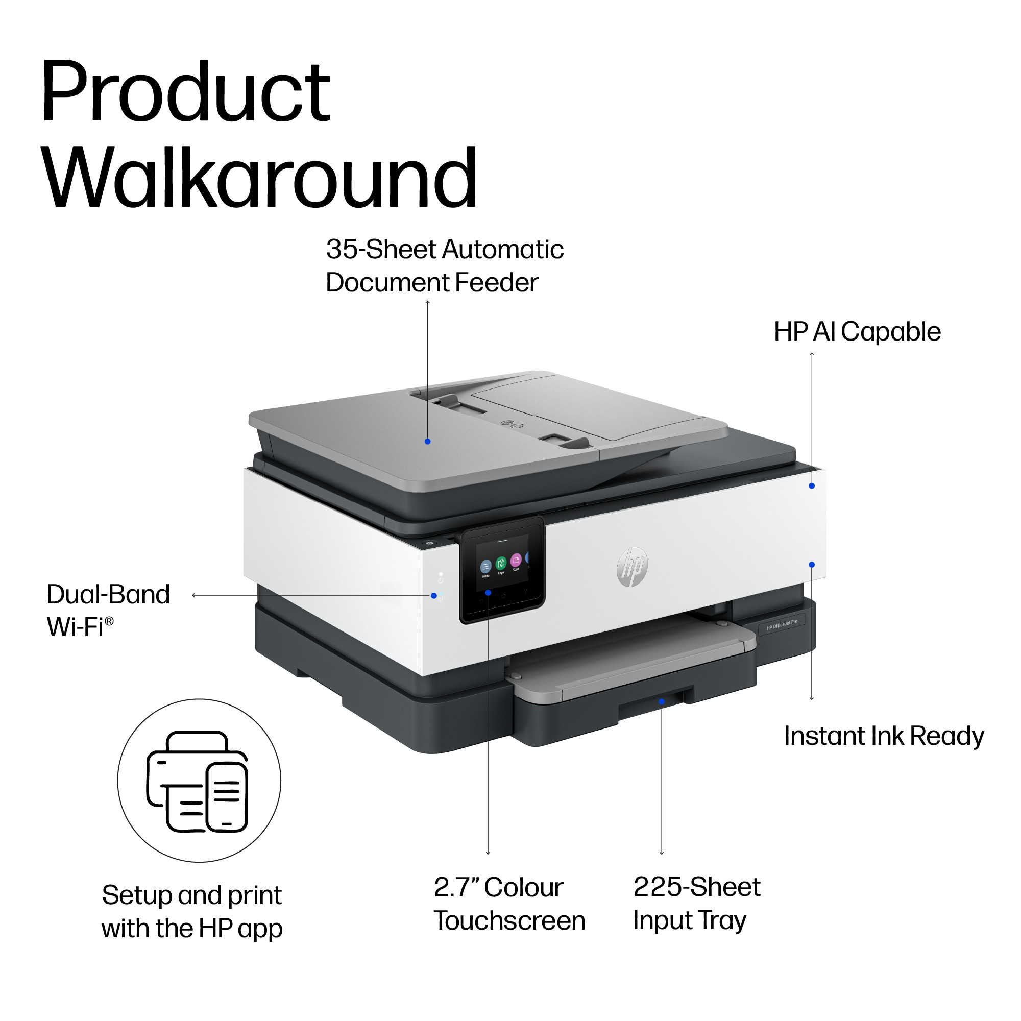 HP OfficeJet Pro 8135e All-in-One Prntr – image 4