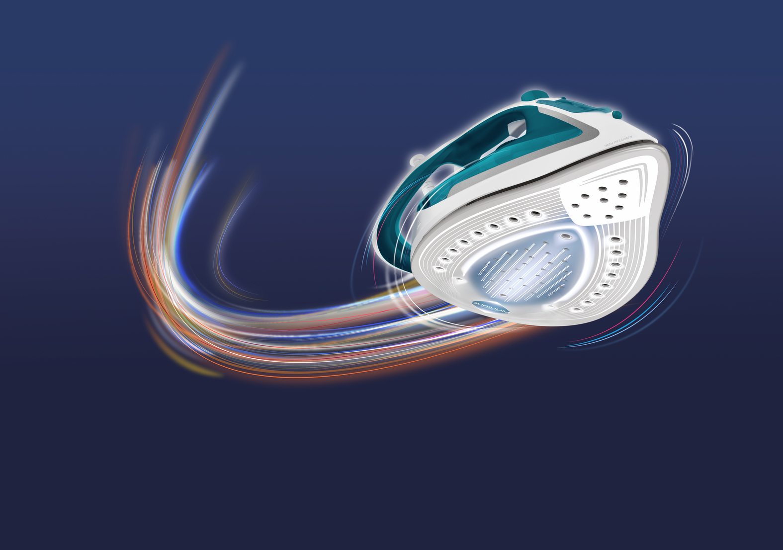 Tefal EasyGliss Plus FV5718 iron Dry & Steam iron Durilium soleplate – image 7