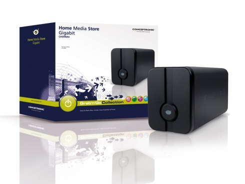 Conceptronic Dual Bay Home Media Store – image 3