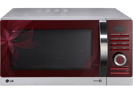 LG MHR-6884FR microwave Red, Silver Countertop