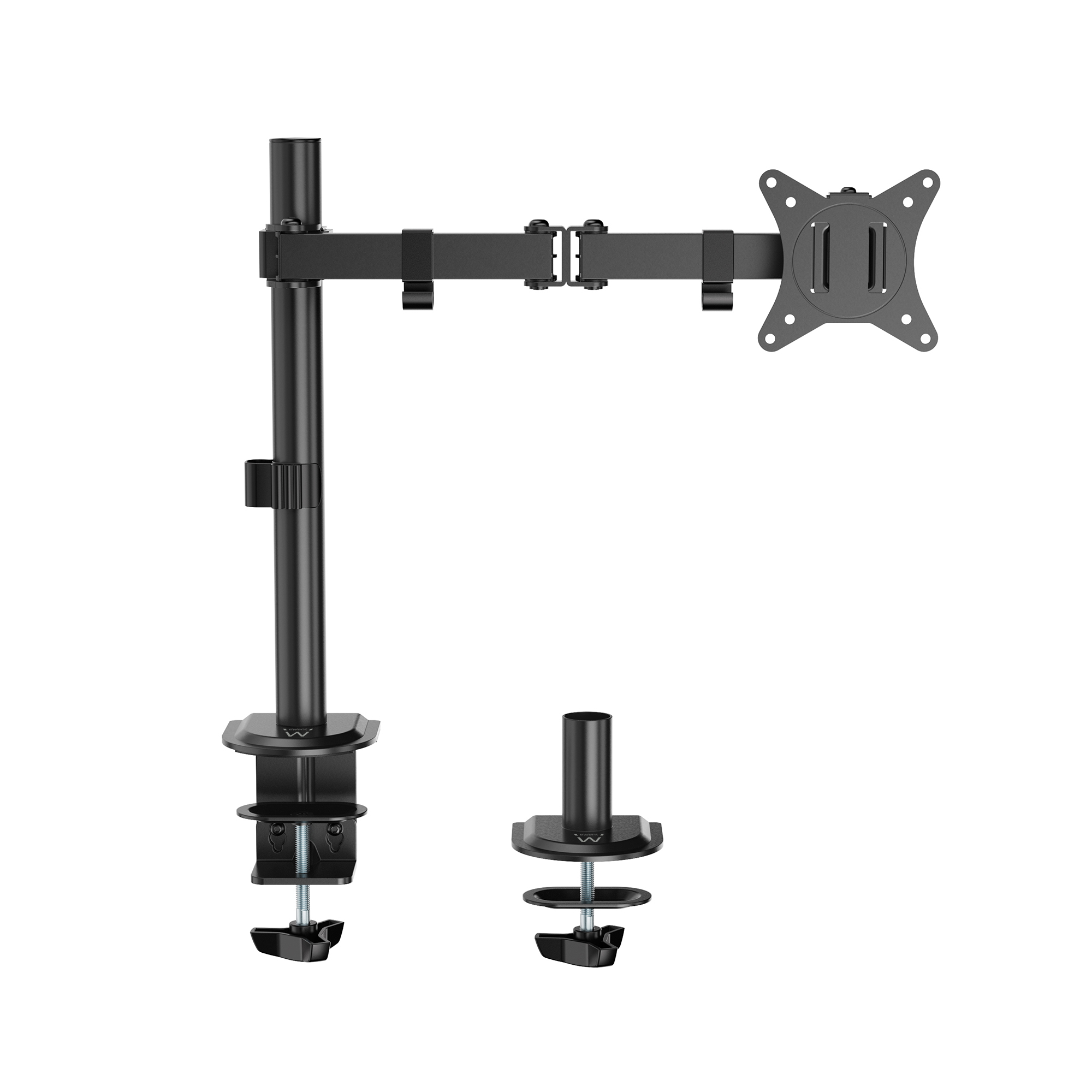 Ewent EW1510 soporte para monitor 68,6 cm (27") Escritorio Negro