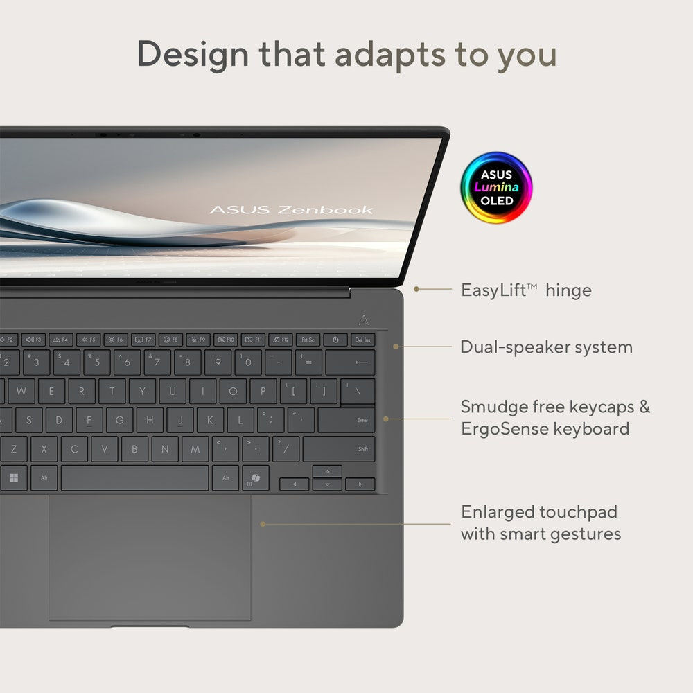 ASUS Zenbook 14 UX3407QA-PS76 Copilot+ PC Snapdragon X1-26-100 Laptop – image 6
