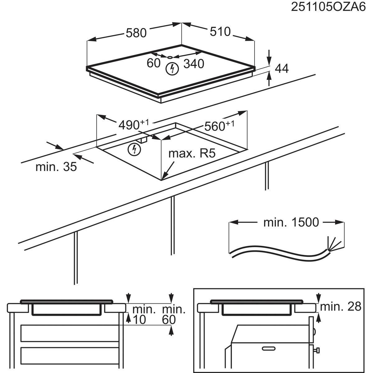 AEG PI7000S60 Black Built-in – image 9