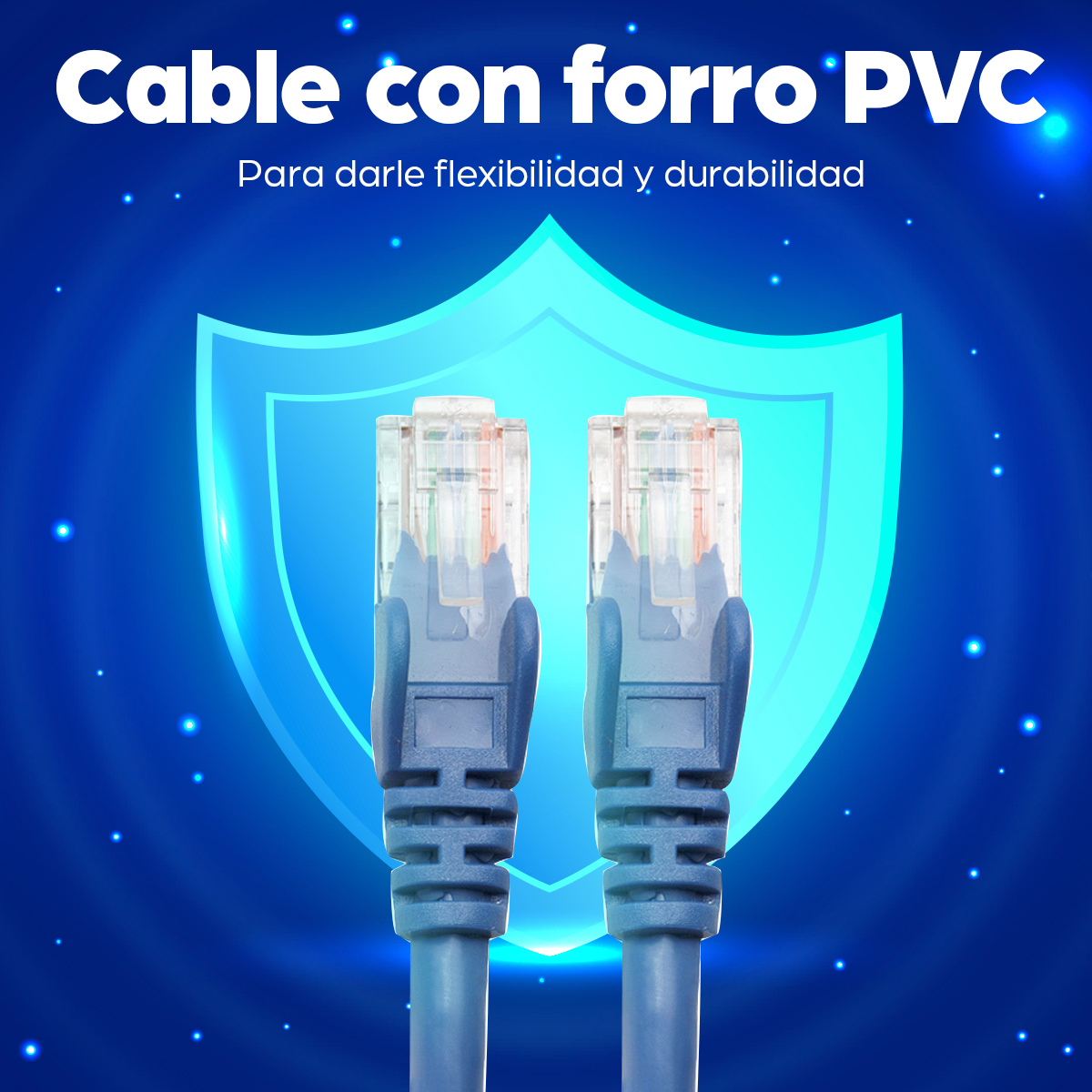 Patch Cord Cat6 50cm Intellinet 342568, Hasta 1000Mbps, Color Azul