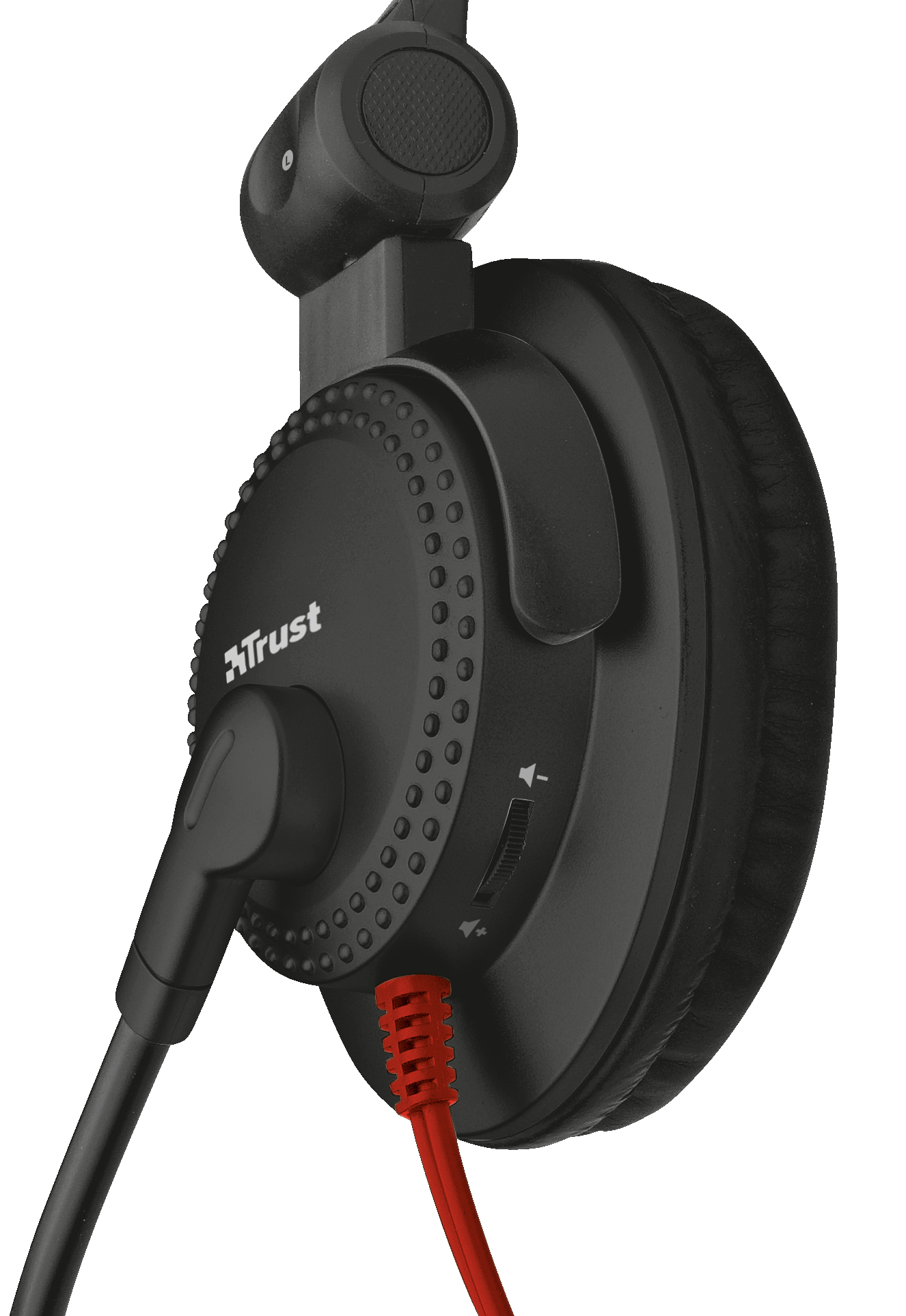 Trust AHS-121 Headset Wired Head-band Calls/Music Black, Red – image 2
