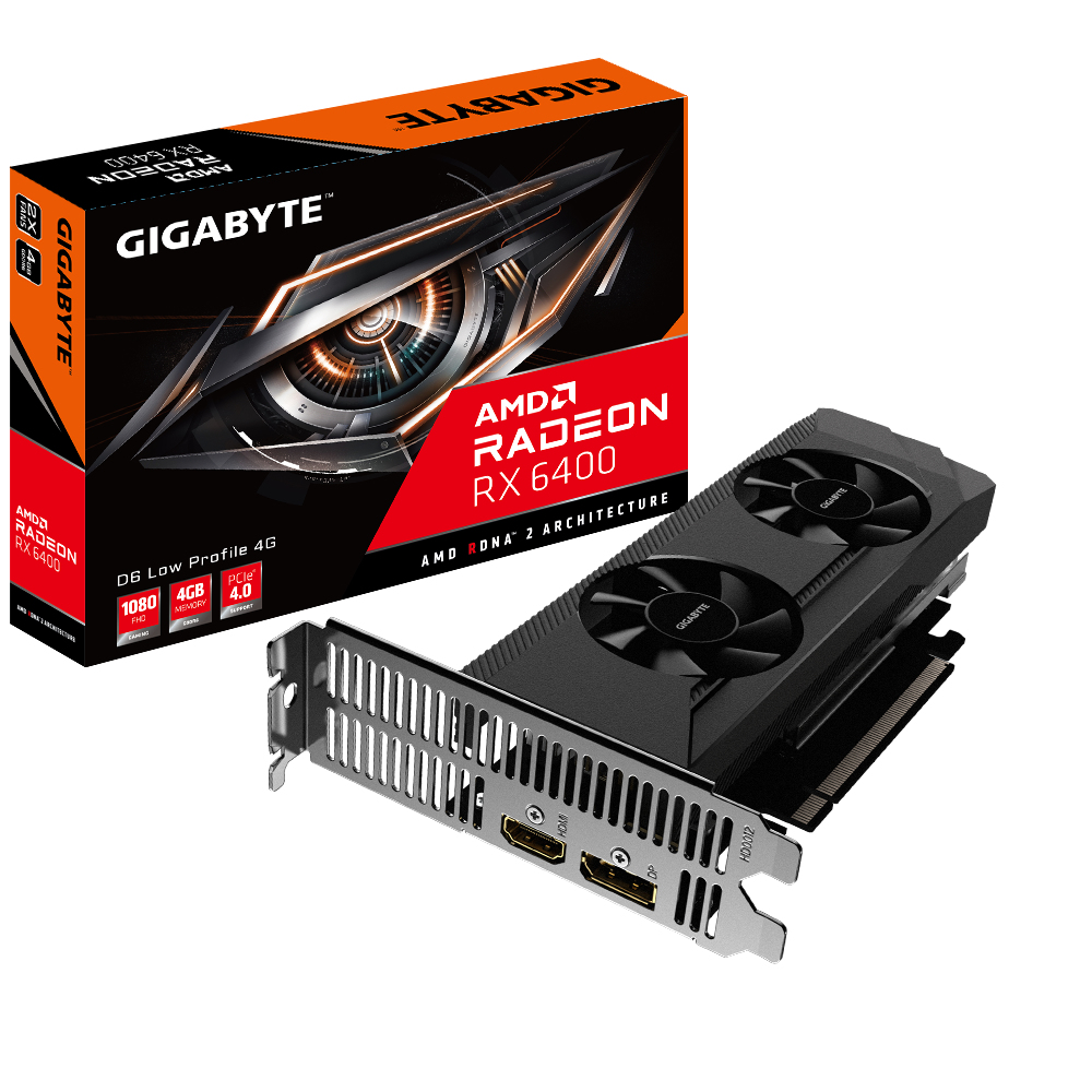GIGABYTE Radeon RX 6400 D6 LOW – image 1
