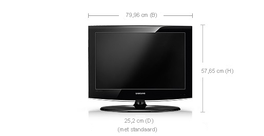 Samsung LE32A451C1 81.3 cm (32") HD Black 450 cd/m² – image 1