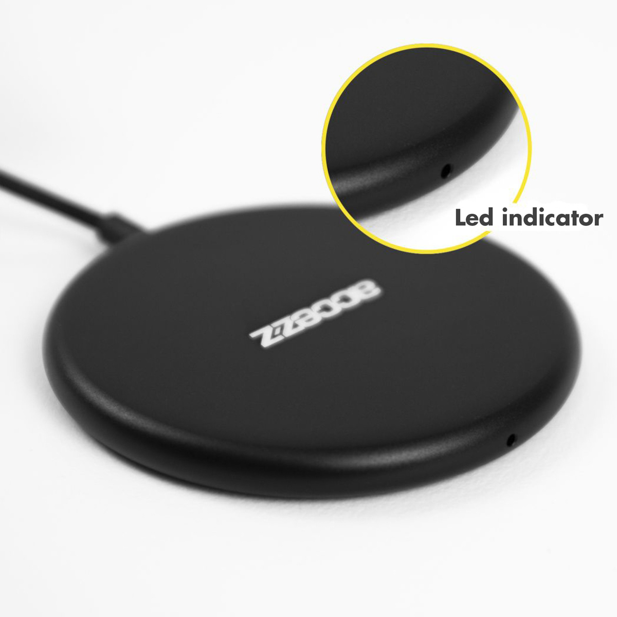 Accezz WIRELESSCHARGER50252701 mobile device charger Smartphone Black USB Wireless charging Fast charging Indoor – image 2