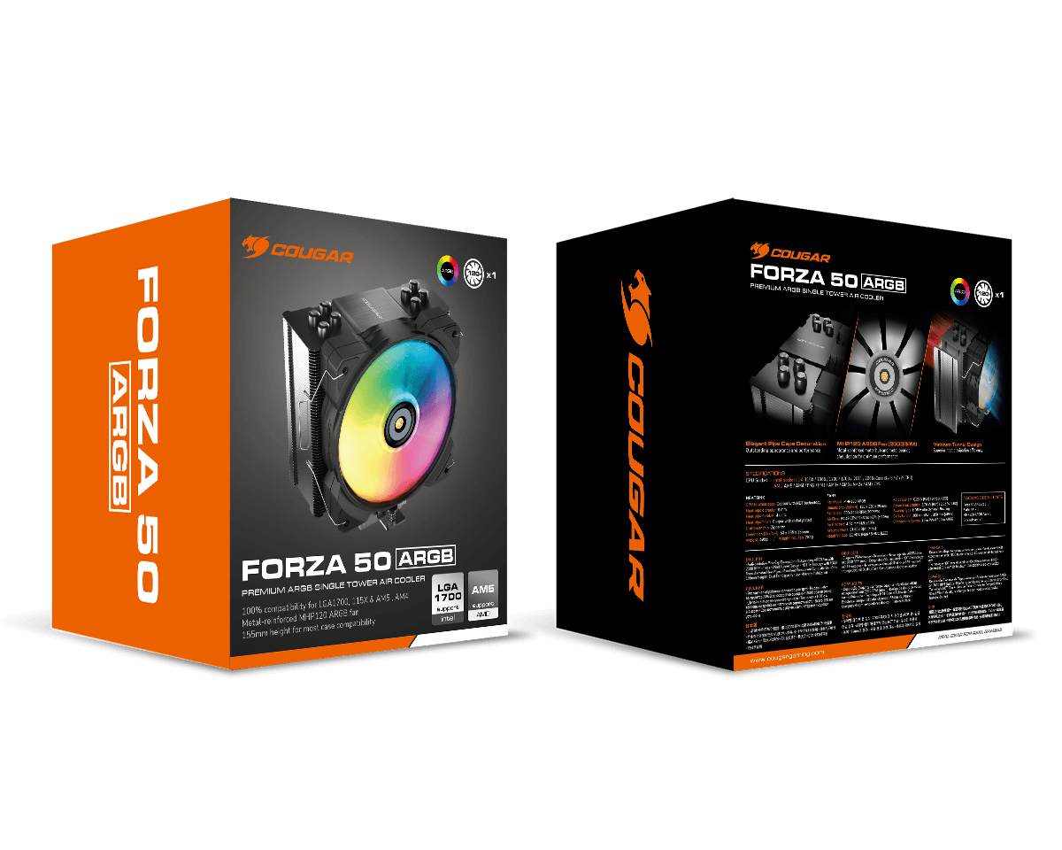 COUGAR CPU Cooler FORZA 50 ARGB – image 6