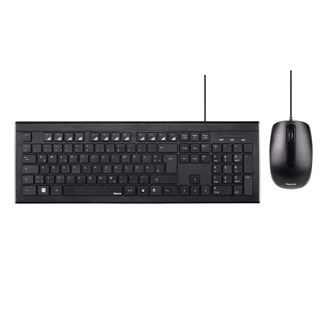 Hama 73134958 keyboard Mouse included Universal USB UK English Black – image 8