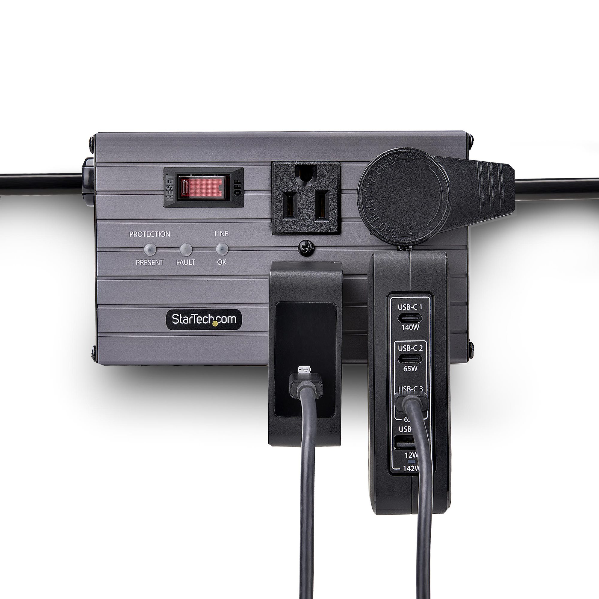 Resim StarTech.com 3114GCN-WALL-CHARGER 140W USB-C PD 3.1 GaN Duvar Şarj Cihazı