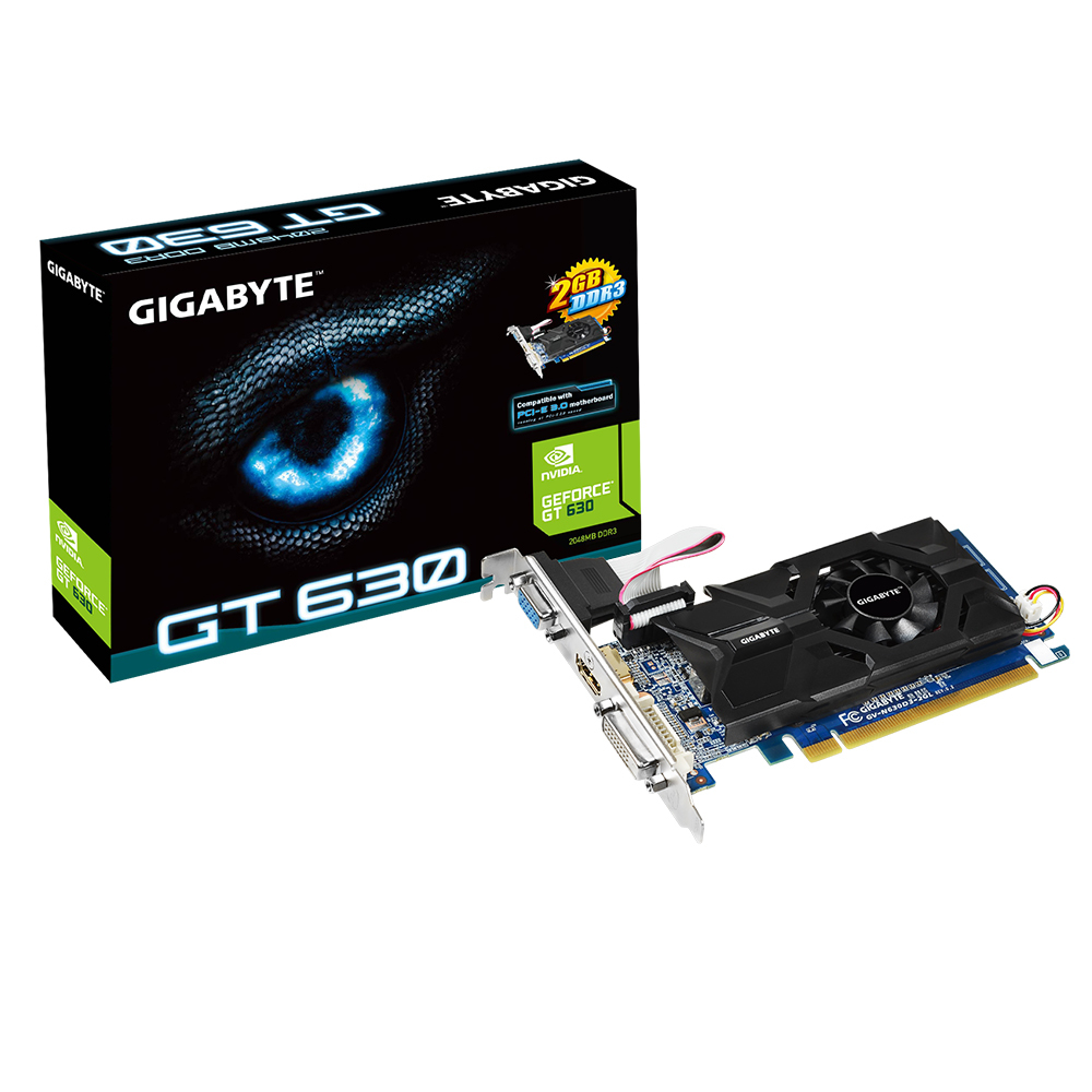 GIGABYTE GV-N630D3-2GL graphics card NVIDIA GeForce GT 630 – image 1