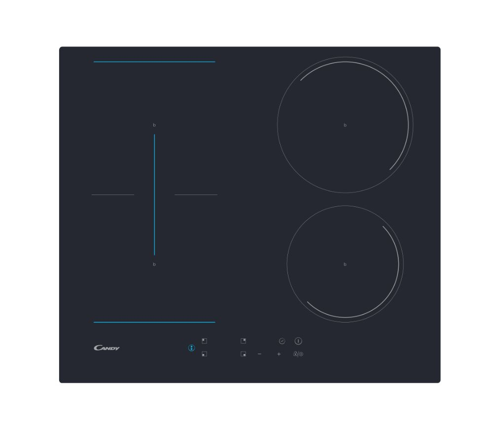 Candy CTP643C/4U Black Built-in