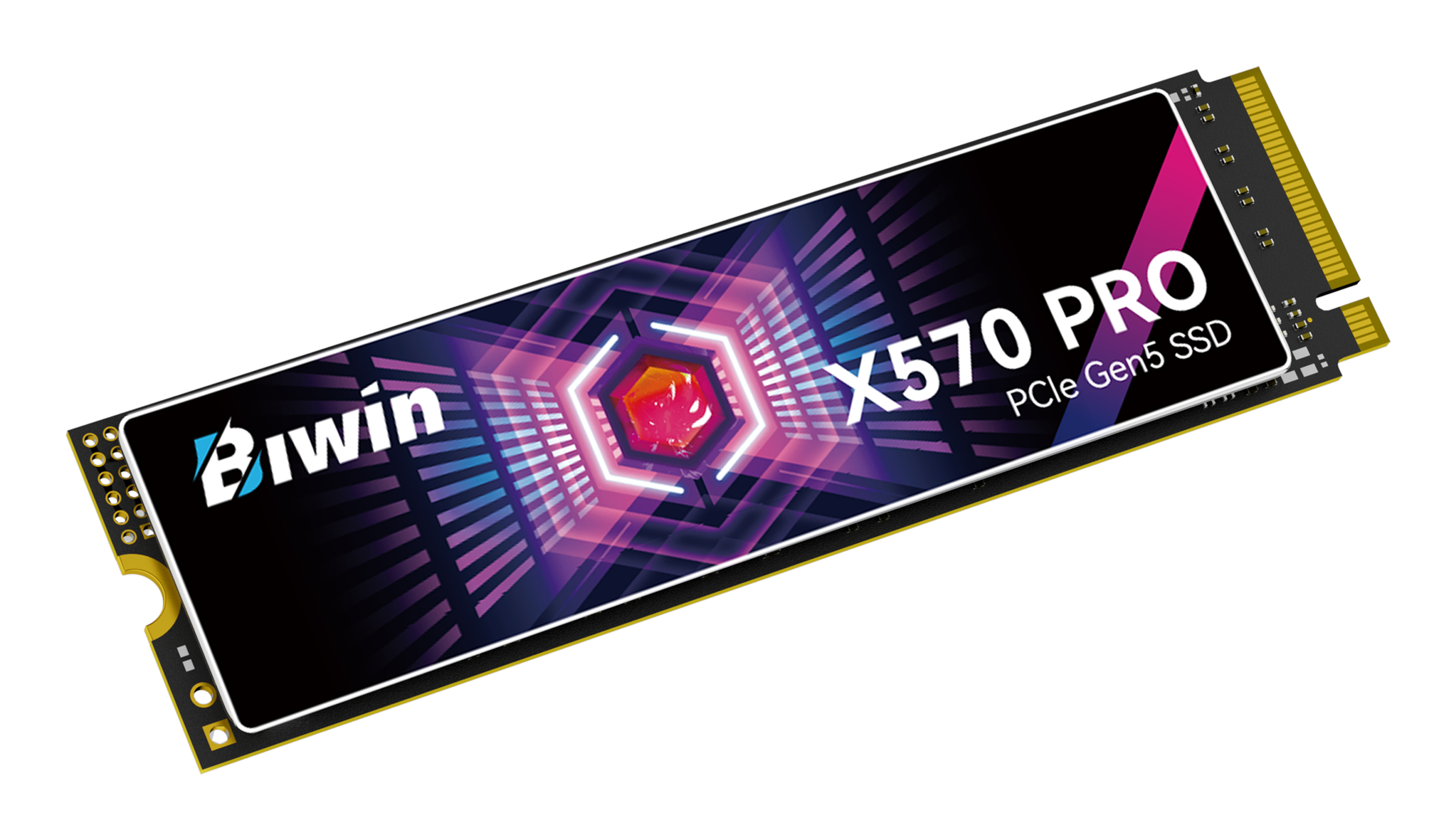 SSD M.2 2280 NVMe PCIe Gen5x4 Biwin Black Opal X570 PRO 1TB, Lectura 14,000MB/s, Escritura 10,500MB/s - imagen 4