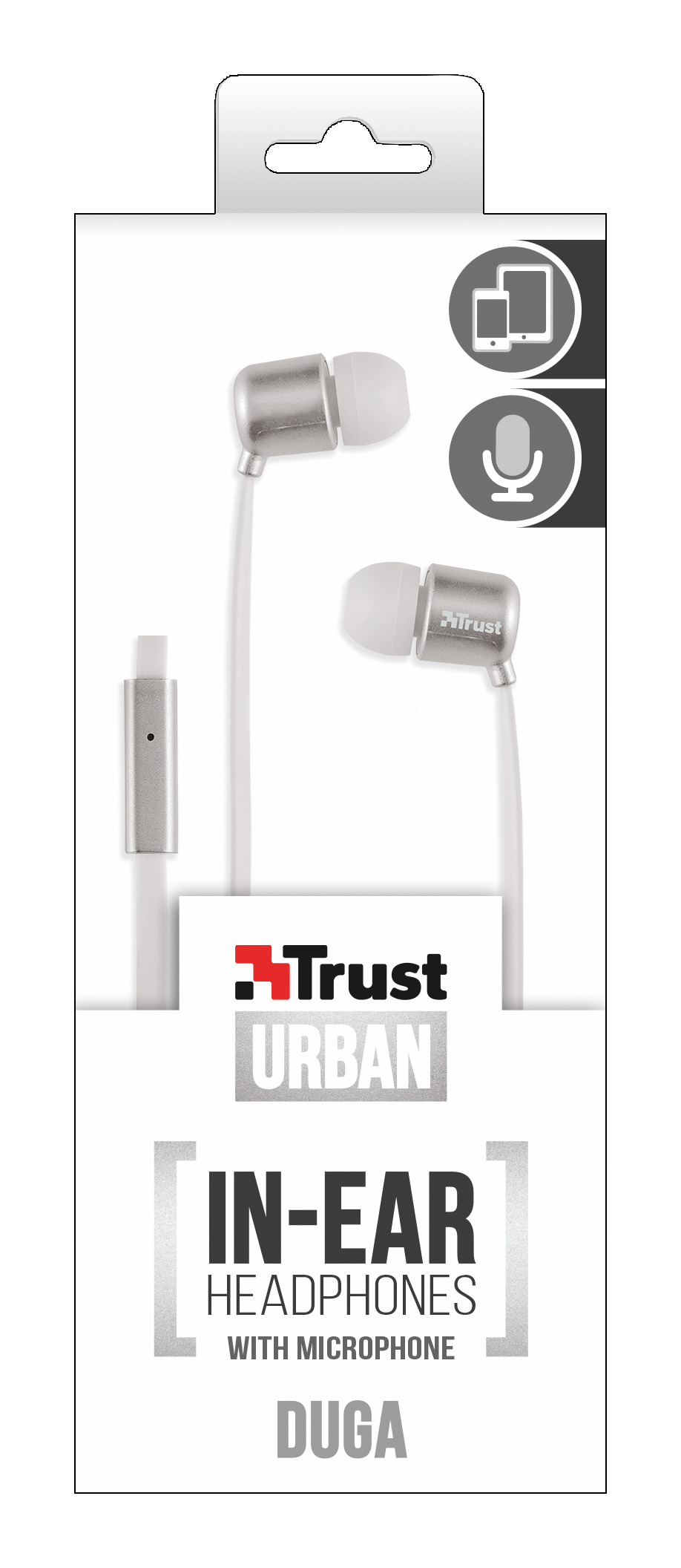 Trust 20903 headphones/headset Wired In-ear Calls/Music Silver – image 4