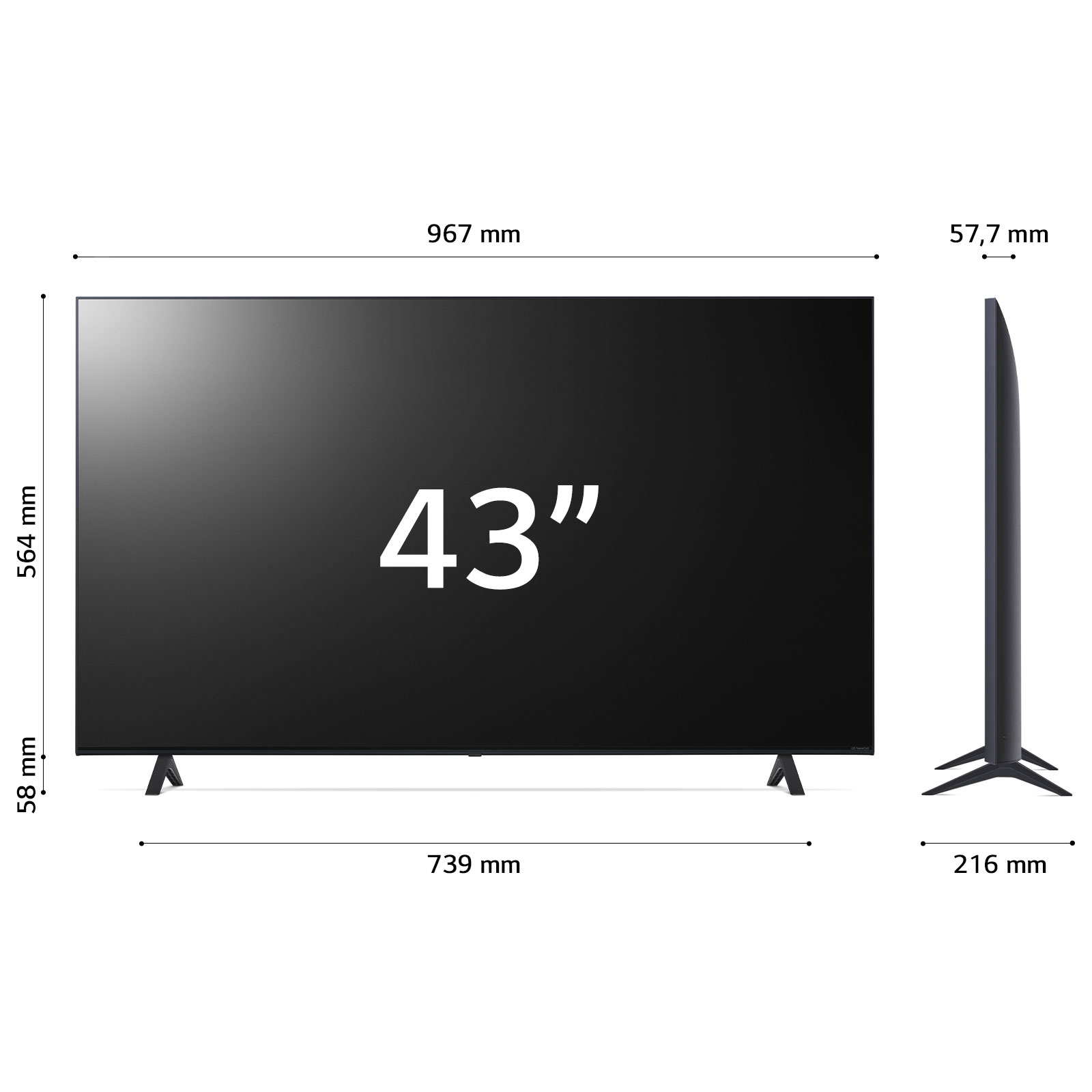 LG 43NANO756QC.API TV – image 3