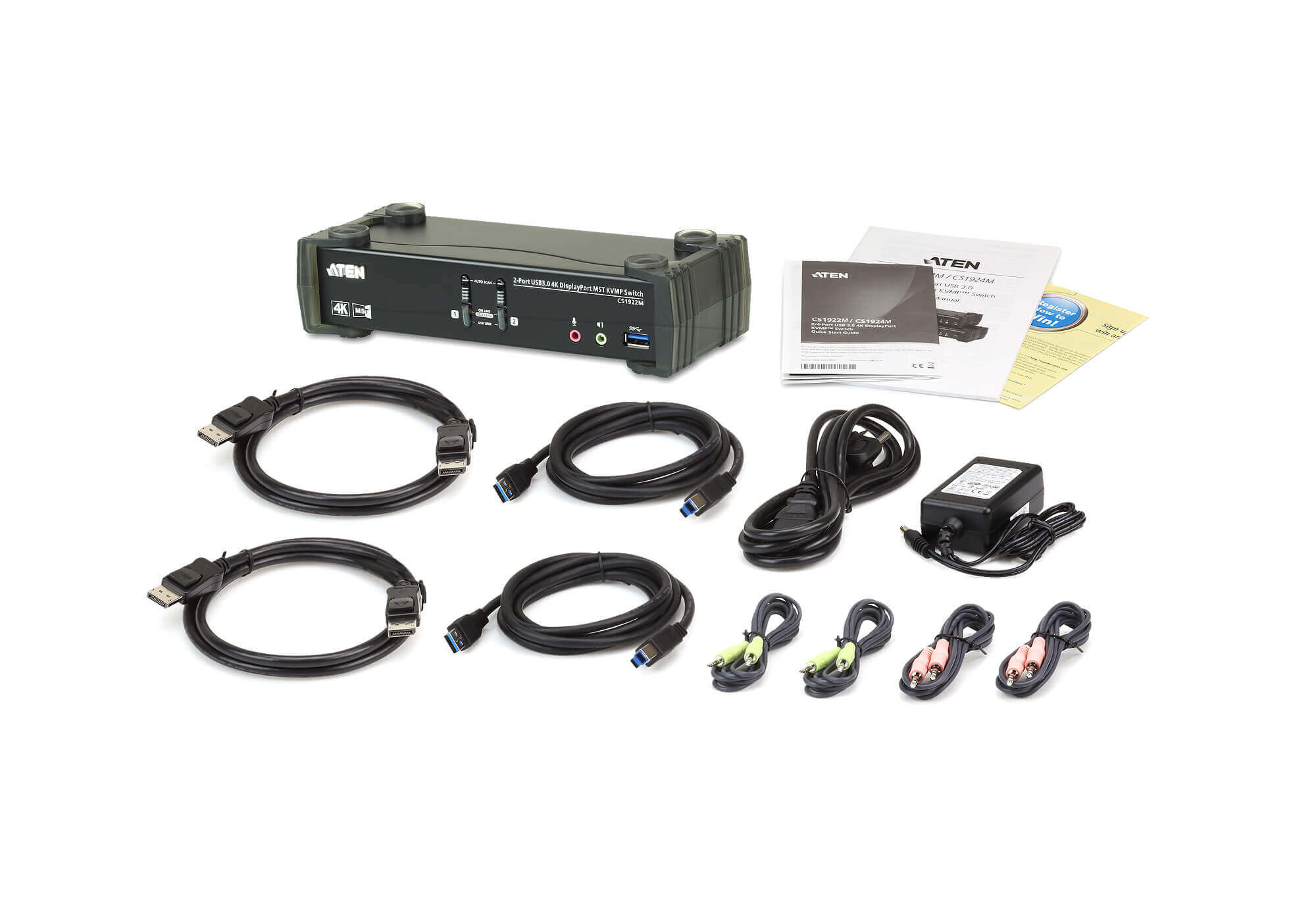 ATEN CS1922M KVM switch Black – image 4