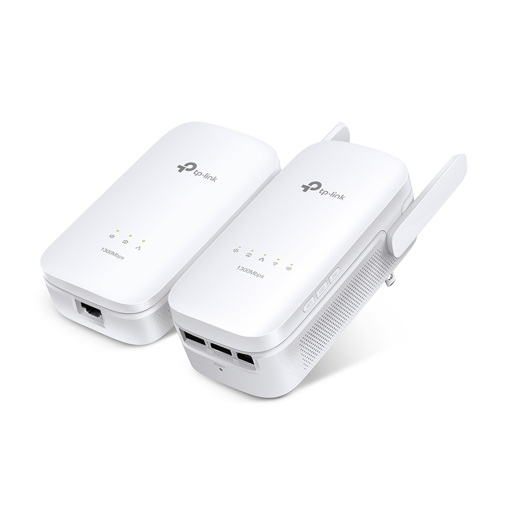 TP-Link TL-WPA8630 1350 Mbit/s Ethernet LAN Wi-Fi White 2 pc(s) – image 1
