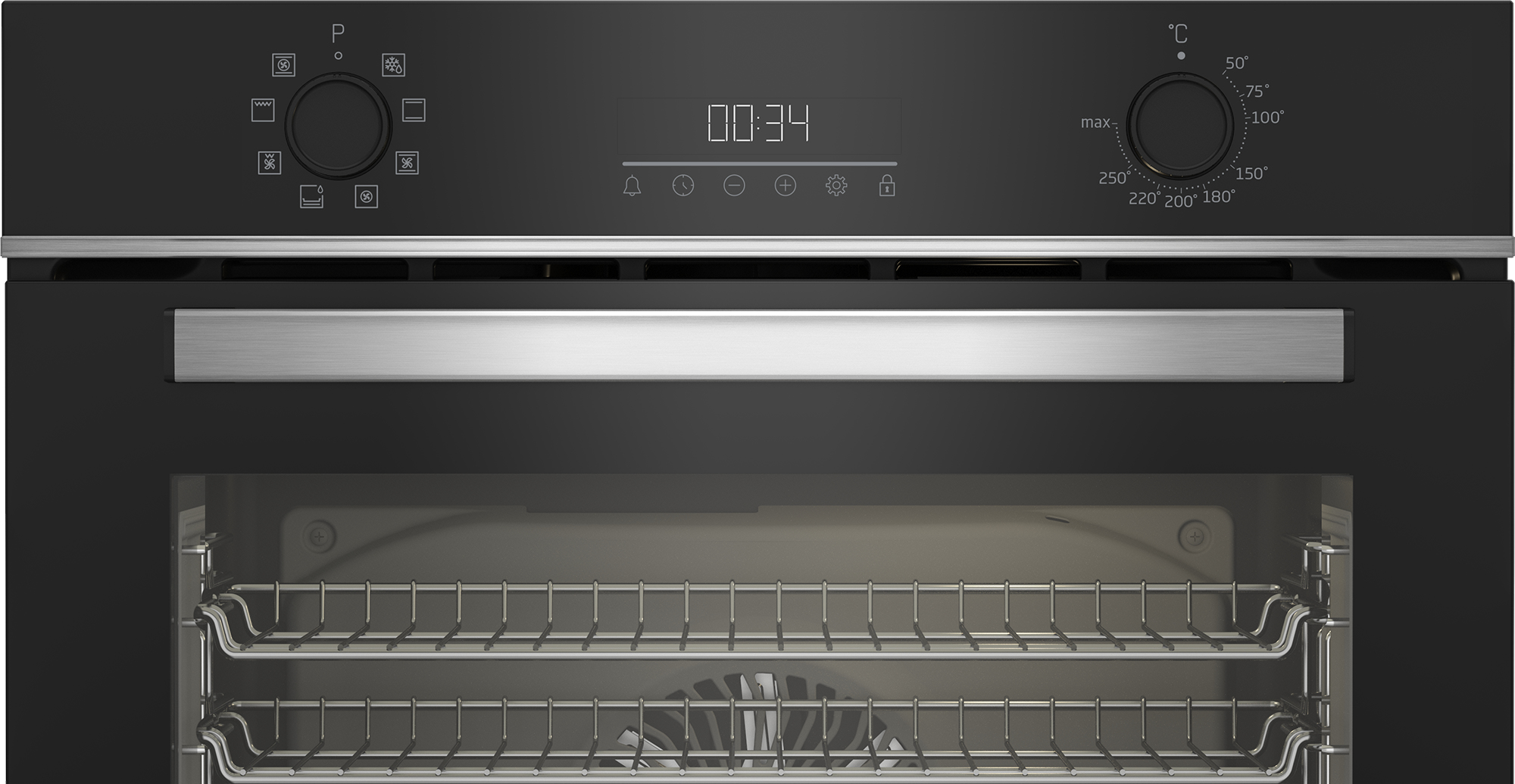 Beko BBQM24301BC 60cm Built-In Single Multi-Function Oven with AeroPerfect™ – image 2
