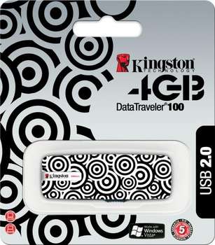 Kingston Technology 4GB DataTraveler 100 Geometric Design