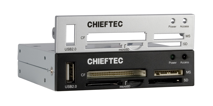 Chieftec CRD-501 card reader USB 2.0 Black – image 2