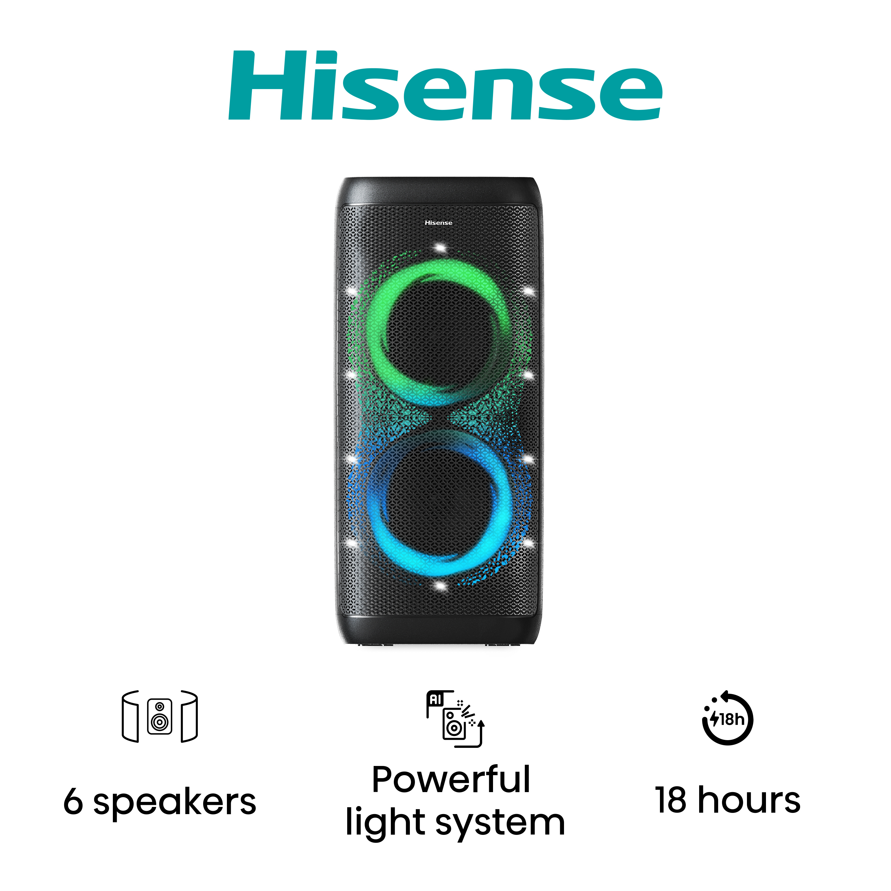Hisense Party Thunder Party Speaker image 18