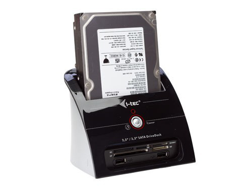 i-tec USB2HDDOCK laptop dock/port replicator Black, Silver – image 3