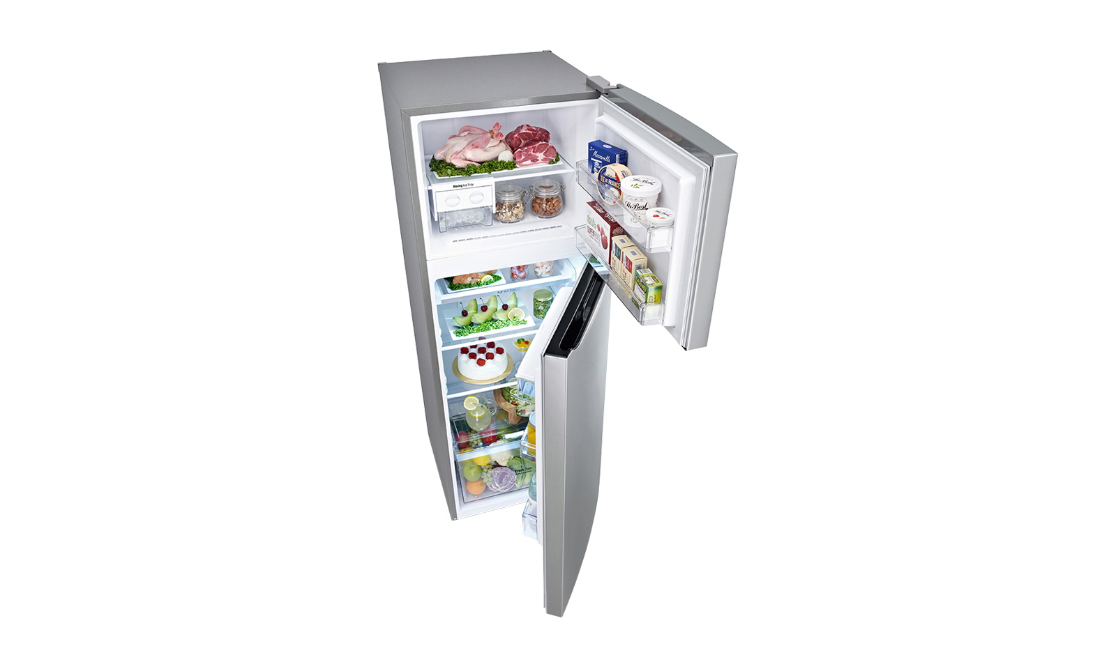 LG GR-B222SLCL fridge-freezer Freestanding – image 4
