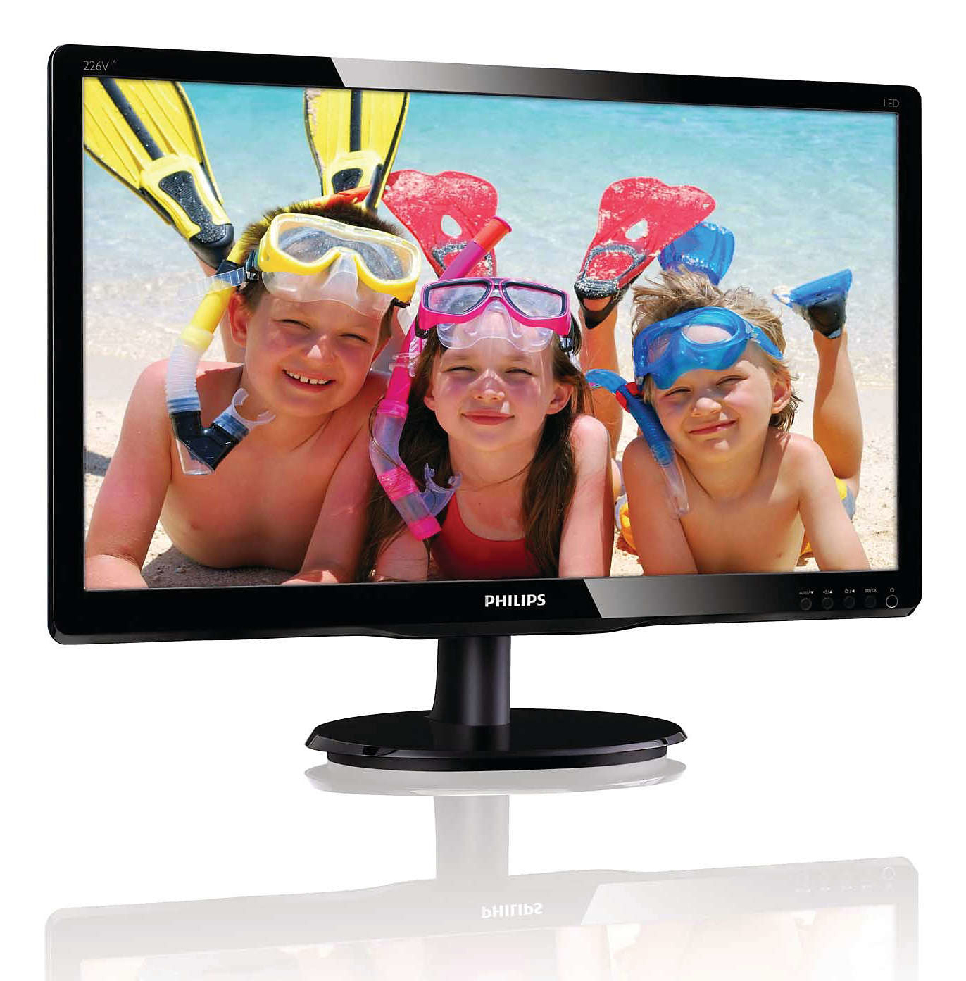 Philips V Line LCD monitor with LED backlight 226V4LAB/00 – image 3