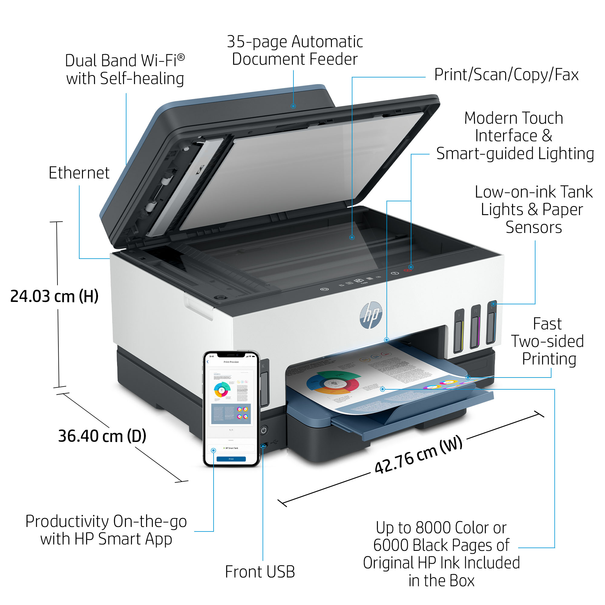 HP Smart Tank 7606 All-in-One Printer – image 5