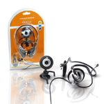 Conceptronic Chitchat headphone + webcam set – image 1