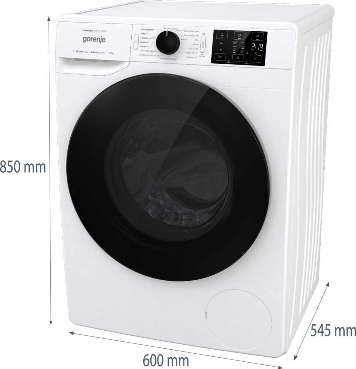 Gorenje WNFHEI74ADPS washing machine Front-load – image 9