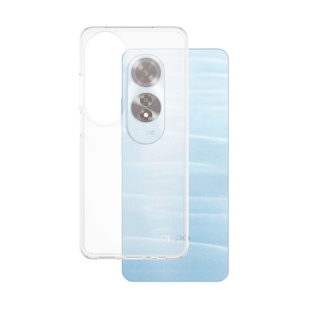 PanzerGlass SAFE. by PanzerGlass® TPU Case Transparent Oppo A60 4G – image 1