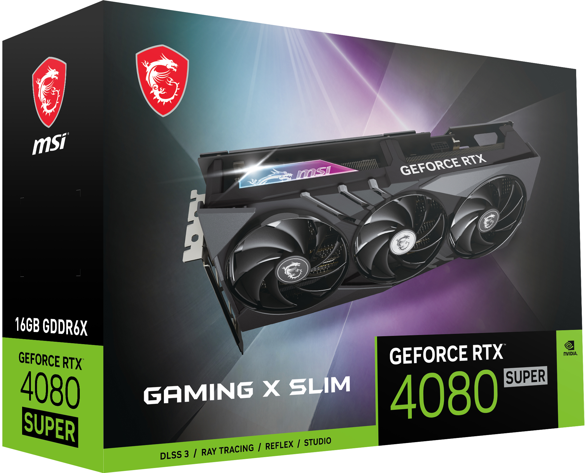 MSI GeForce RTX 4080 SUPER 16G GAMING X SLIM – image 1