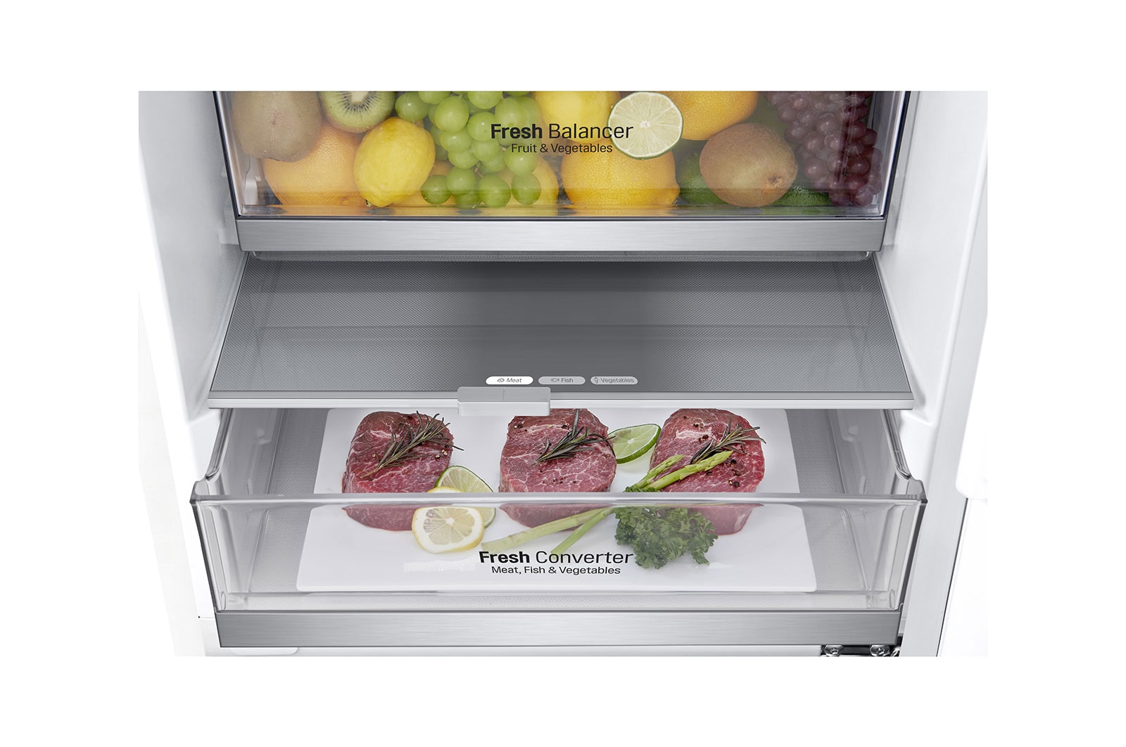 LG GBB72SWDGN fridge-freezer Freestanding – image 6