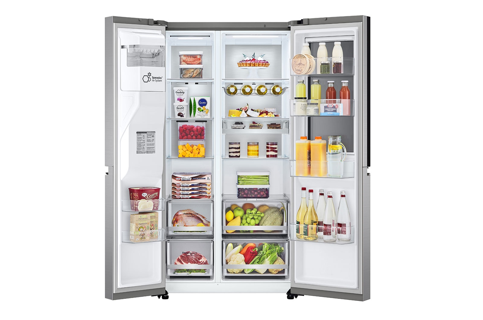 LG GSXV90PZAE side-by-side refrigerator Freestanding – image 3