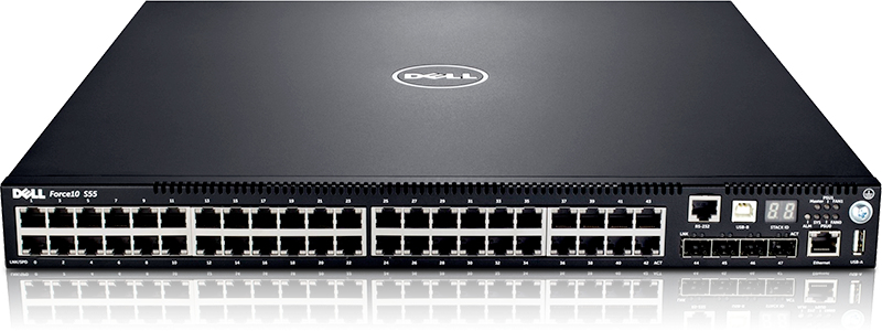 Dell Force10 S55 Managed L2/L3 Gigabit Ethernet (10/100/1000) 1U Black