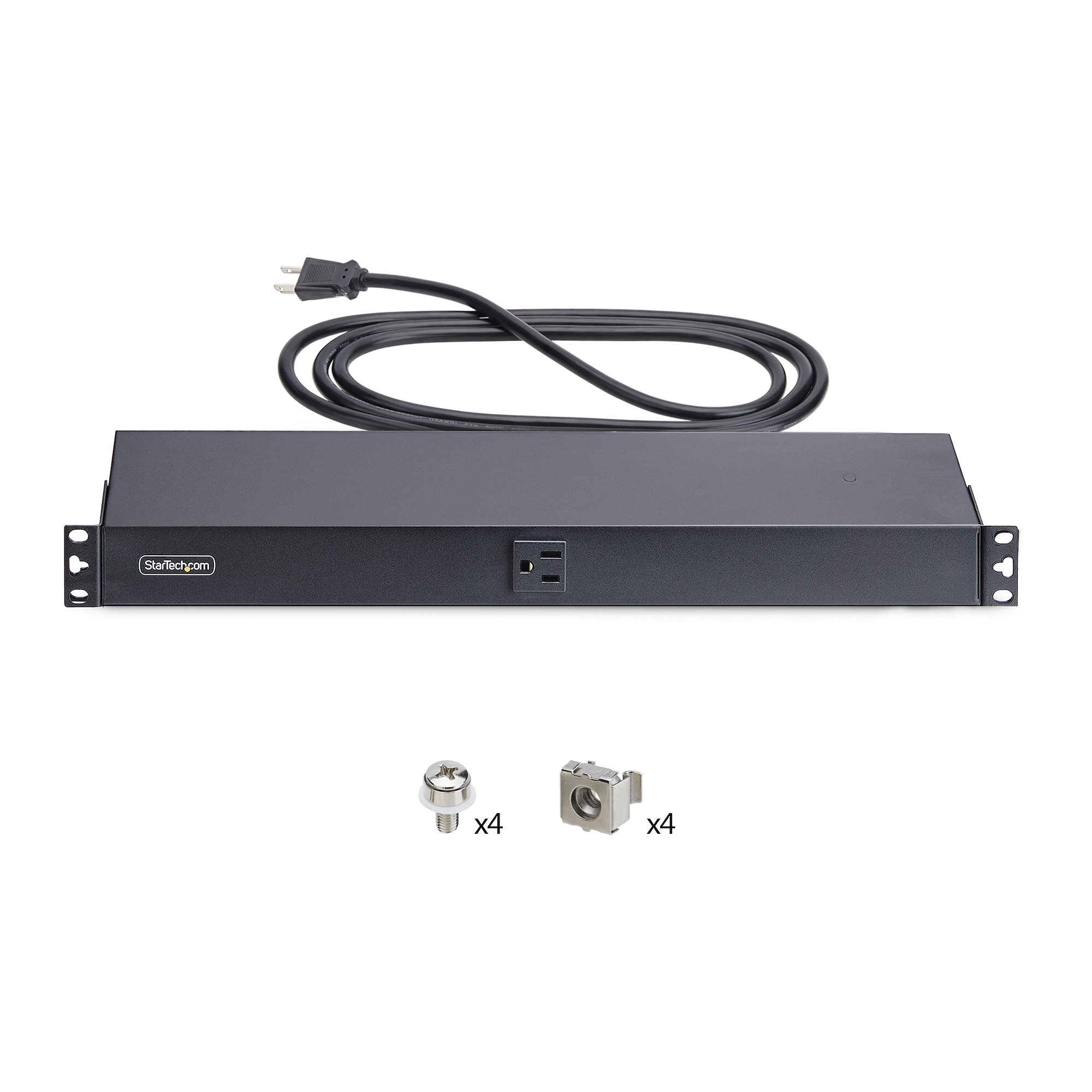 StarTech.com 13-Outlet Rackmount PDU, 1U Server Power Strip with 1x Front and 12x Rear Ports, Mounted Power Distribution Unit for 19-Inch Racks and Cabinets – image 7