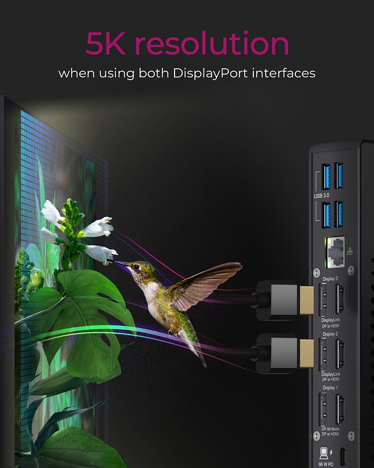 ICY BOX DisplayLink Hybrid DockingStation 12 in 1 – image 2
