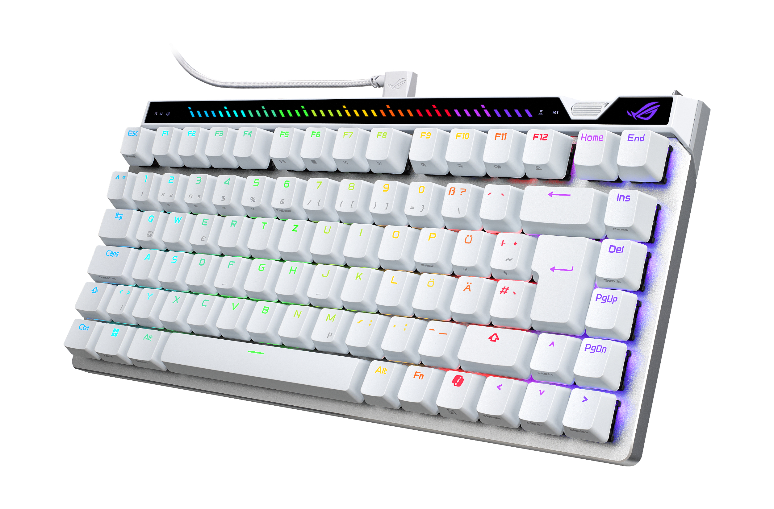 ASUS TASTATUR ROG FALCHION ACE 75 HE WHT