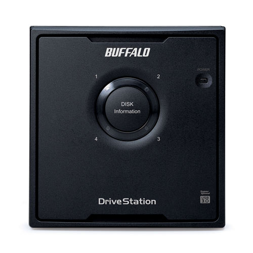 Buffalo DriveStation HD-QHU3 disk array 16 TB Desktop Black
