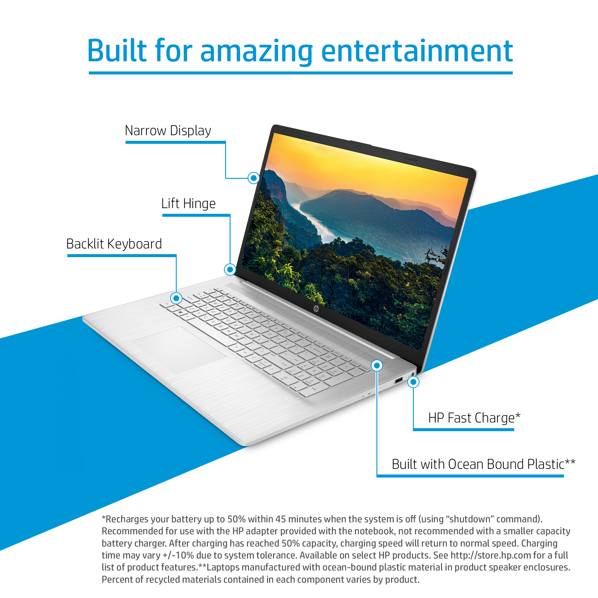 HP 17-cp2006na AMD Ryzen™ 3 7320U Laptop – image 6