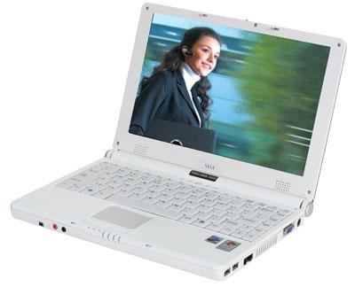 MSI 12.1"/ 1G DDR2/ 100G/ Intel Core Duo T2300 – image 1