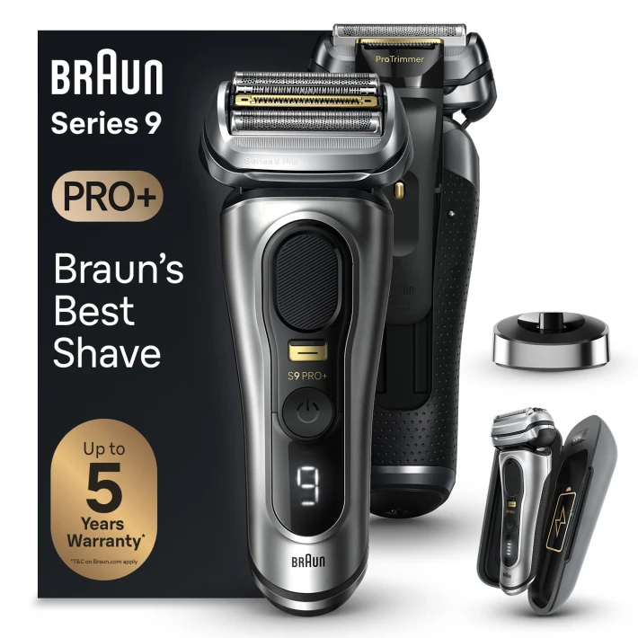 Braun Series 9 9527s Foil shaver Trimmer Black, Silver – image 3