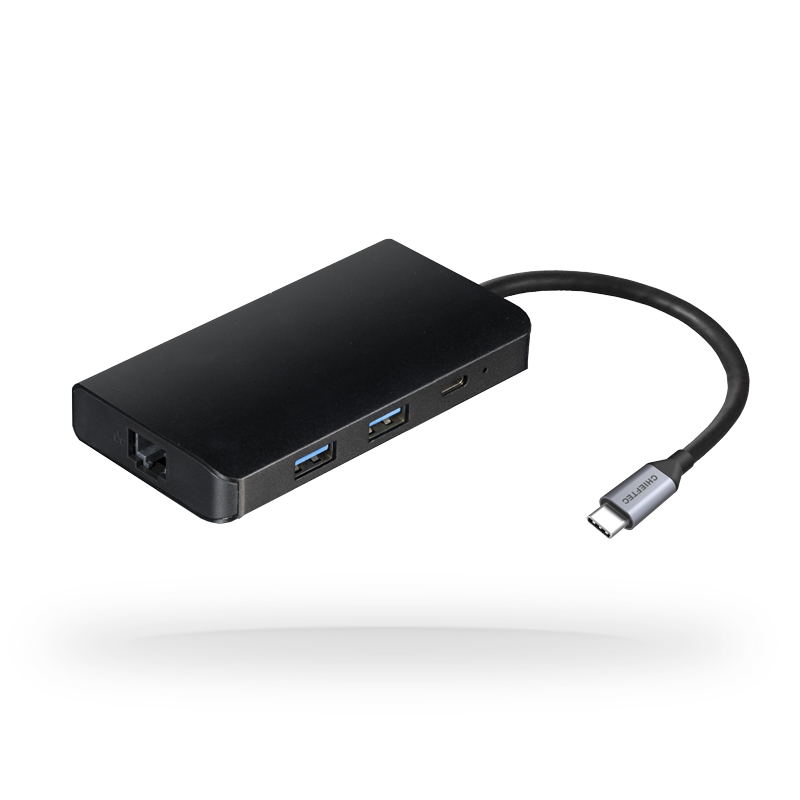 Chieftec DSC-801 laptop dock/port replicator USB 3.2 Gen 1 (3.1 Gen 1) Type-C Black – image 1
