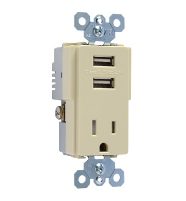 Legrand TM8USBICC6 mobile device charger Universal Ivory AC Indoor