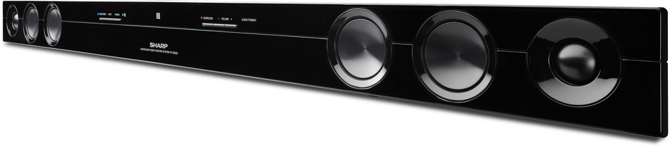Sharp HT-SB32D soundbar speaker Black 2.0 channels – image 2
